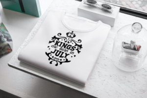 Kings Are Born In July T-shirt