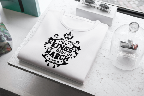 Kings Are Born In March T-shirt