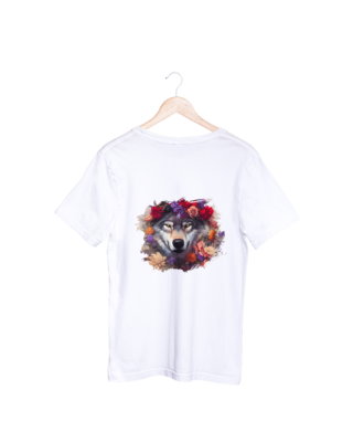 Floral Wolf T-shirt