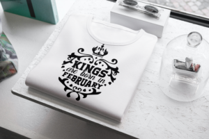 Kings Are Born In February T-shirt