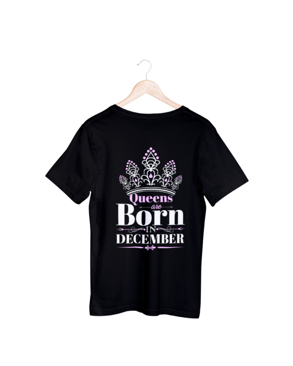 Queens Born In December T-shirt