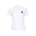 Black & White Star Polo T-Shirts