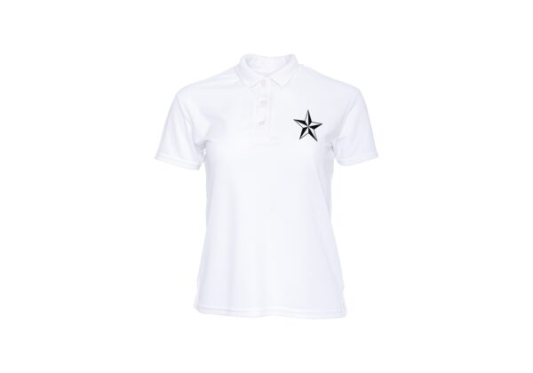 Black & White Star Polo T-Shirts