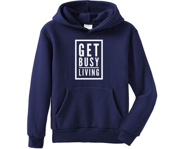 get busy living hoodie