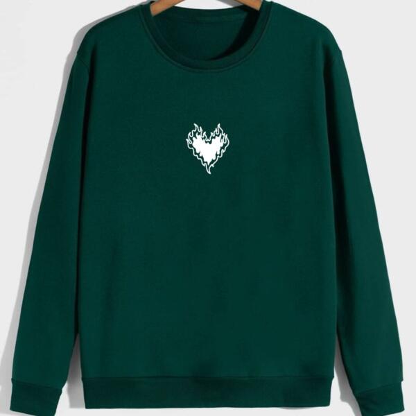 Burning Heart Sweatshirt