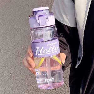 Hello 720ml Premium Silicone Grip Water Bottle 1