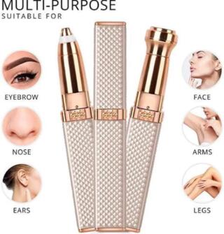 Women Body Facial Eyebrow Trimmer 2 in1