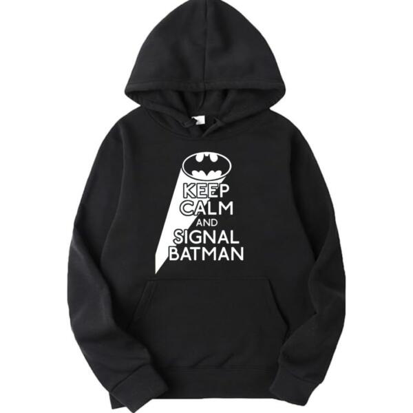 Keep Calm And Signal Batman Hoodie
