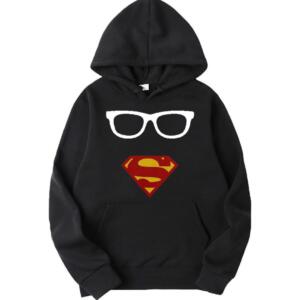 Superman With Glasses Hoodie