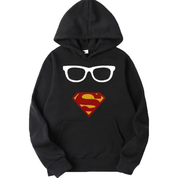 Superman With Glasses Hoodie
