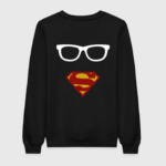 Superman With Glasses Sweatshirt