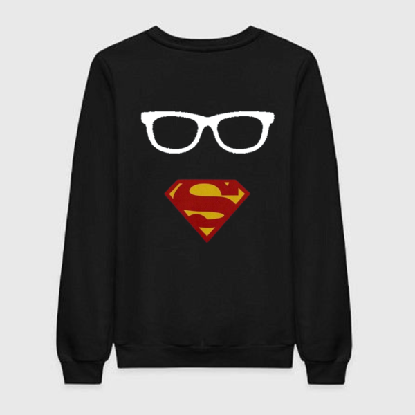 Superman With Glasses Sweatshirt