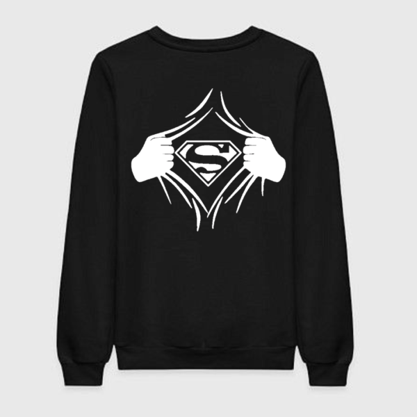 Superman Sign Sweatshirt Superman Sign Sweatshirt