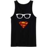 Superman With Glasses tanktop