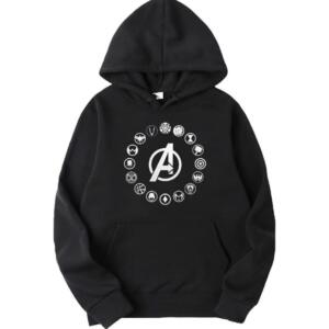 Avengers Members Symbol Hoodie