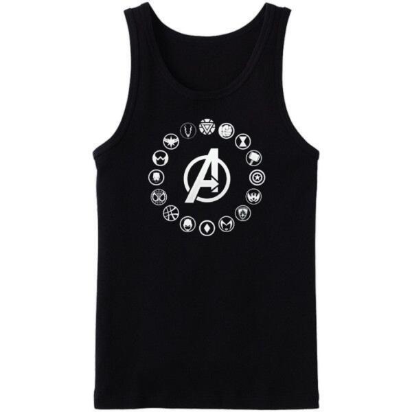 Avengers Members Symbol Tanktop Avengers Members Symbol Tanktop
