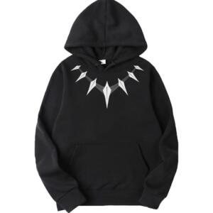 Black Panther Collar Hoodie