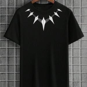Black Panther Collar T-Shirt