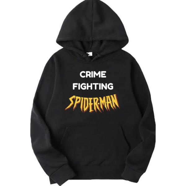Crime Fighting Spiderman Hoodie Crime Fighting Spiderman Hoodie