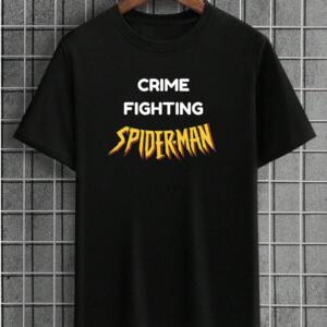 Crime Fighting Spiderman T-Shirt