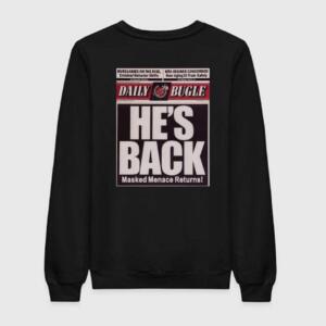 Daily Bugle Mask Menace Returns Sweatshirt