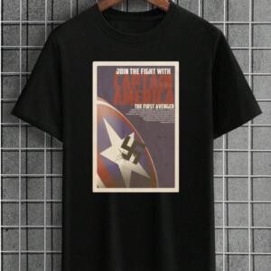 Join The Fight With Captain America T-Shirt