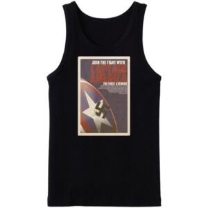 Join The Fight With Captain America Tanktop