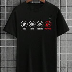 Rock Paper Scissors Deadpool T-Shirt