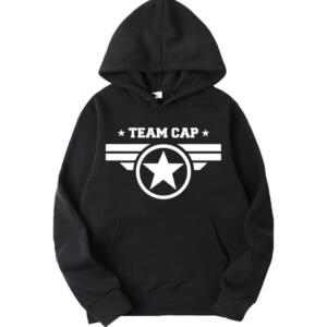Team Captain America T-Shirt Hoodie