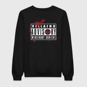 Villains Advisory Sweatshirt
