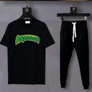Aquaman Text Green Tracksuit