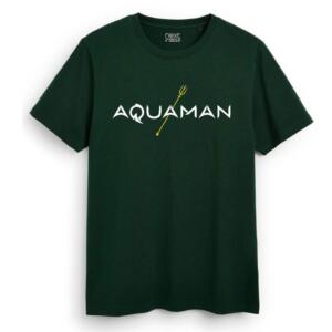 Aquaman Text With Trident T-Shirt (2)