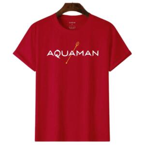 Aquaman Text With Trident T-Shirt (7)