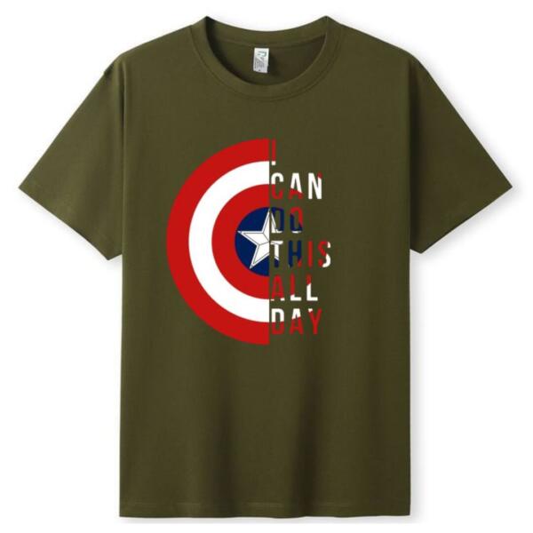 Captain America I Can Do This All Day T-Shirt (3)
