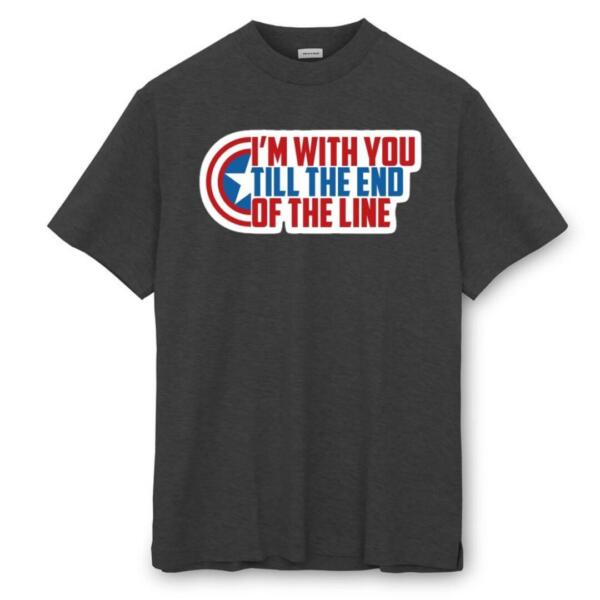 Captain America I'm With You Till The End Of The Line T-Shirt