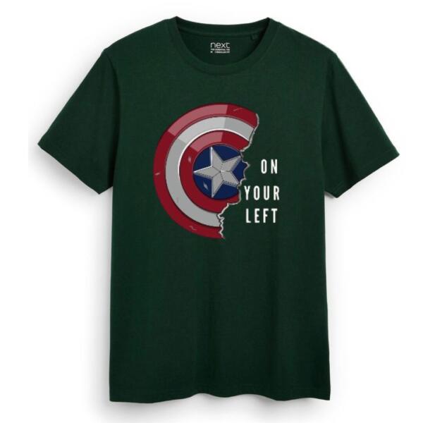 Captain America On Your Left T-Shirt (2)