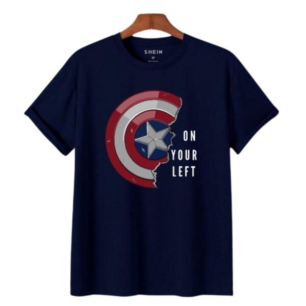 Captain America On Your Left T-Shirt (5)