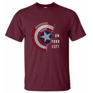 Captain America On Your Left T-Shirt (6)