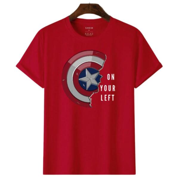 Captain America On Your Left T-Shirt (7)