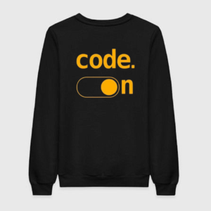 Code On Sweatshirt