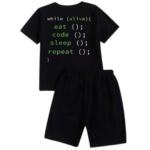 Eat Sleep Code Repeat Short Tracksuit