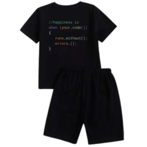 Happiness Is When Your Code Runs Without Errors Short Tracksuit