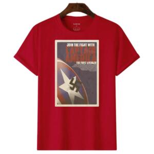 Join The Fight With Captain America T-Shirt (7)