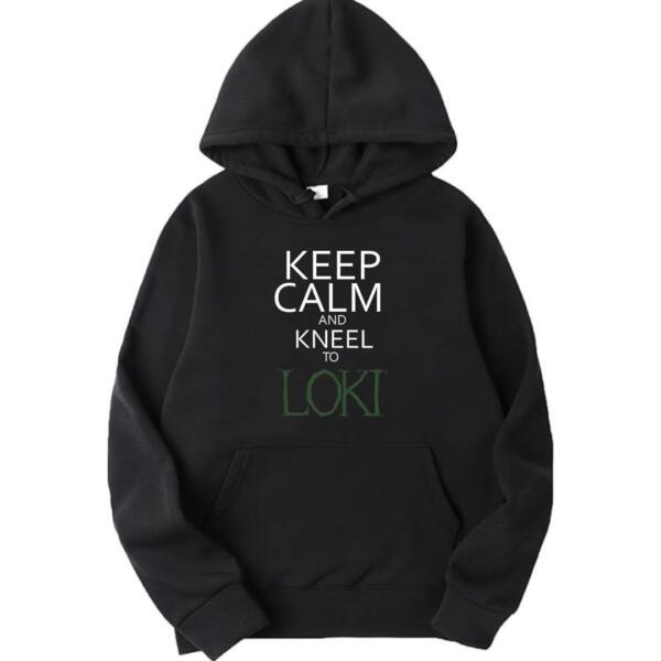 Keep Calm And Kneel To Loki Hoodie