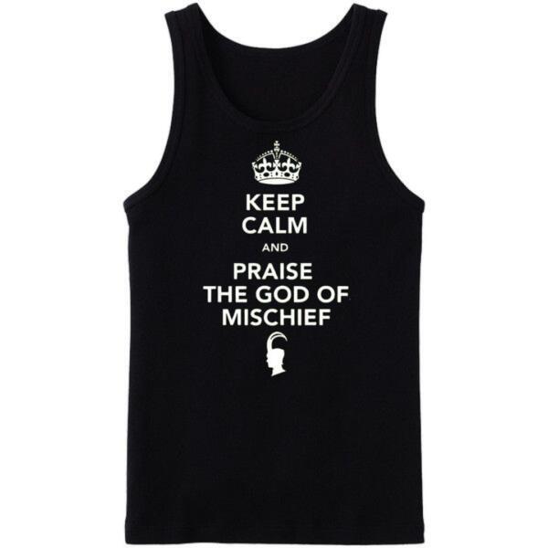 Keep Calm And Praise The God Of Mischief TAnktop