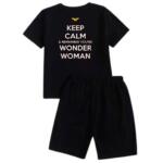 Keep Calm And Remember You're Wonder Woman Short Tracksuit