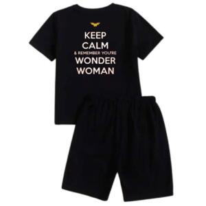 Keep Calm And Remember You're Wonder Woman Short Tracksuit