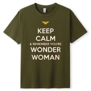 Keep Calm And Remember You're Wonder Woman T-Shirt (3)
