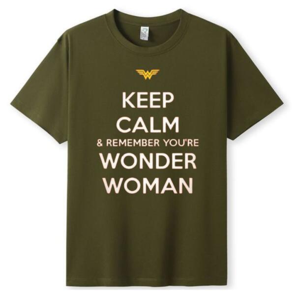Keep Calm And Remember You're Wonder Woman T-Shirt (3)