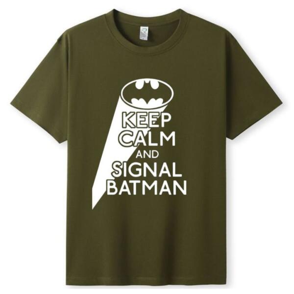 Keep Calm And Signal Batman T-Shirt (3)